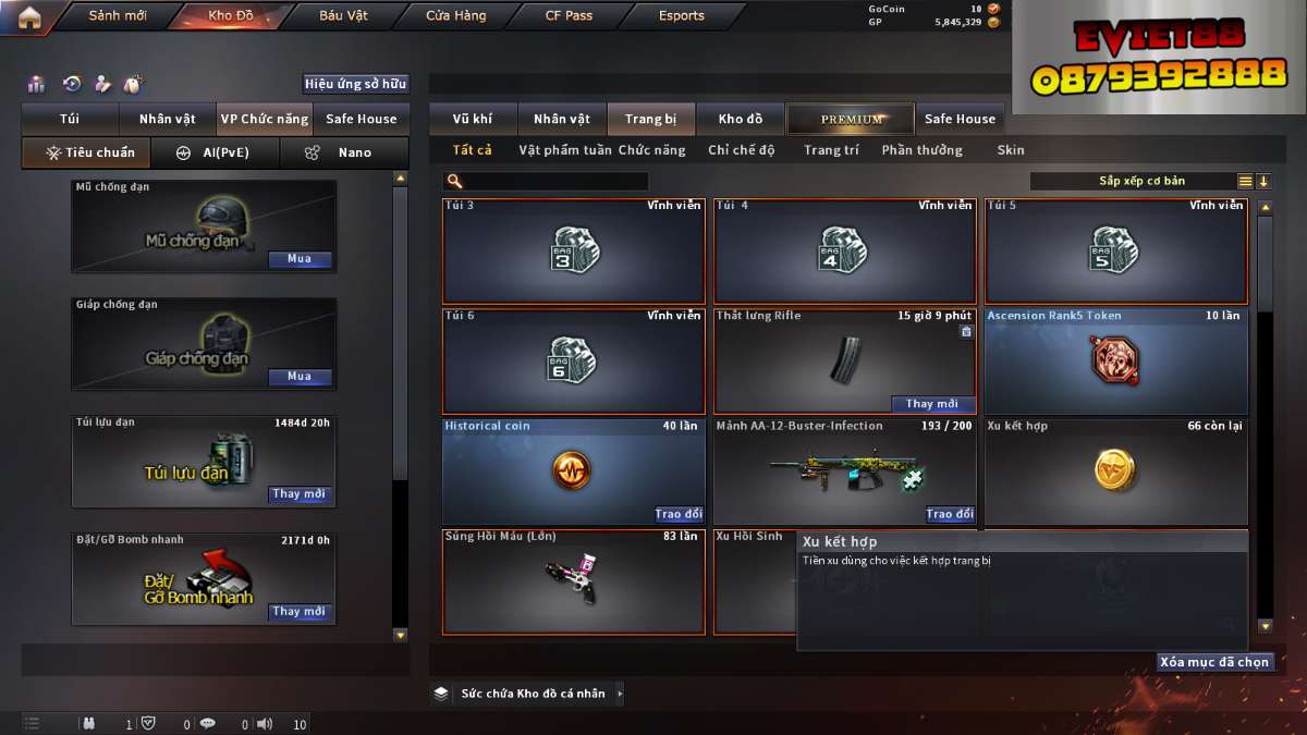 shop acc cf uy tin gia re